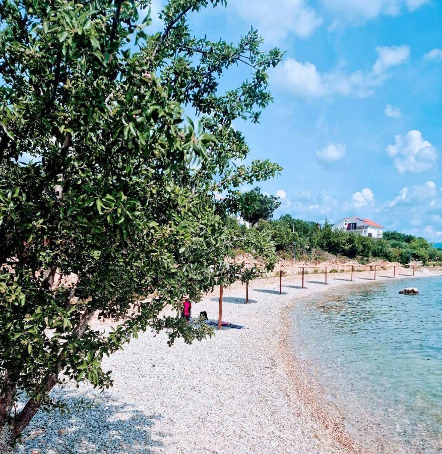 Modern Seeview Apartment Maslenica With Free Wifi, Free Parking, 300M From Beach 외부 사진